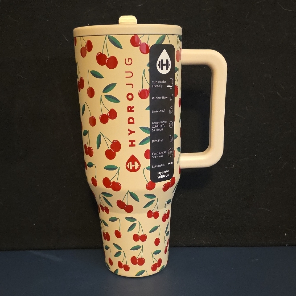 HydroJug Cherry Pattern Tumbler
